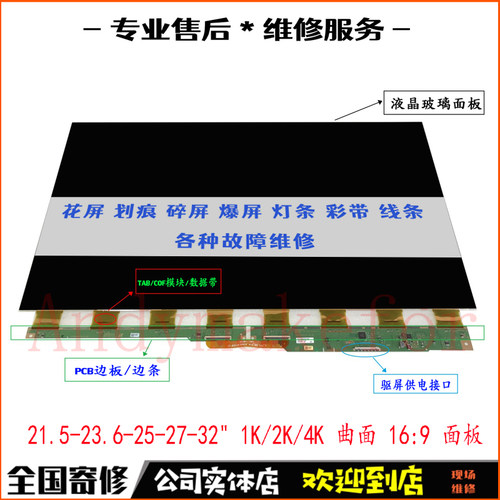 LG显示器维修32UD89换屏幕32UD99