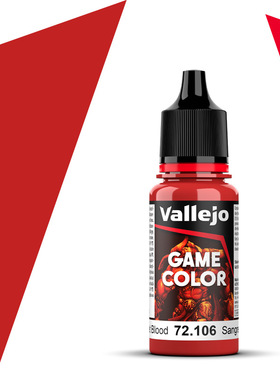 Vallejo西班牙AV72106/020猩红血色水性模型漆手涂GAME游戏色