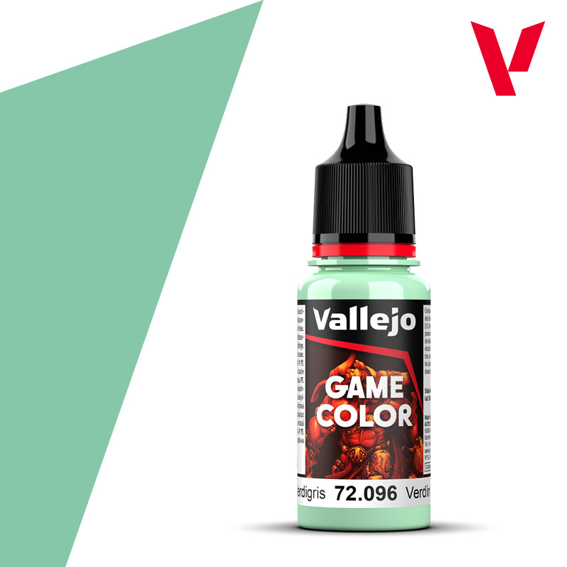 Vallejo西班牙AV72096/041铜绿水性模型漆手涂GAME游戏色