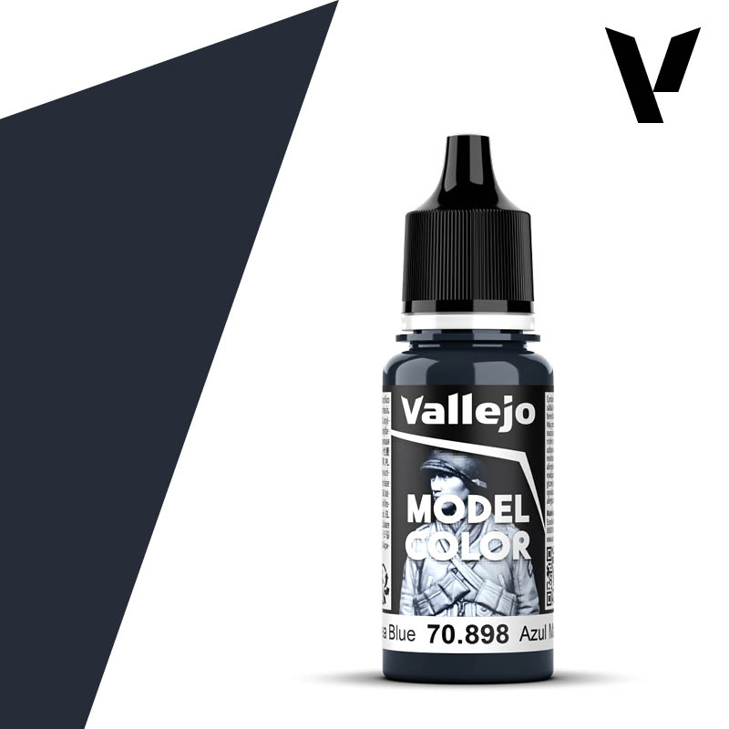 Vallejo西班牙AV70898/072深海蓝水性环保模型漆手涂基础通用