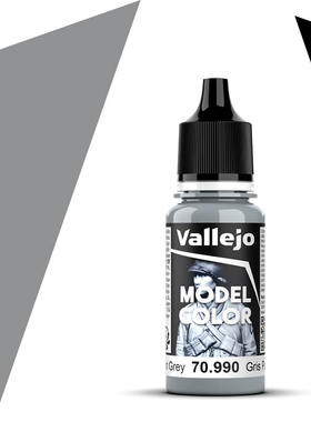 Vallejo西班牙AV70990/177浅灰色水性环保模型漆手涂基础通用