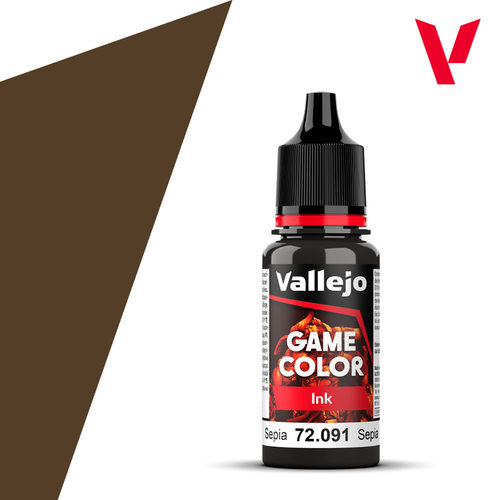 vallejo72091乌贼褐透明墨水