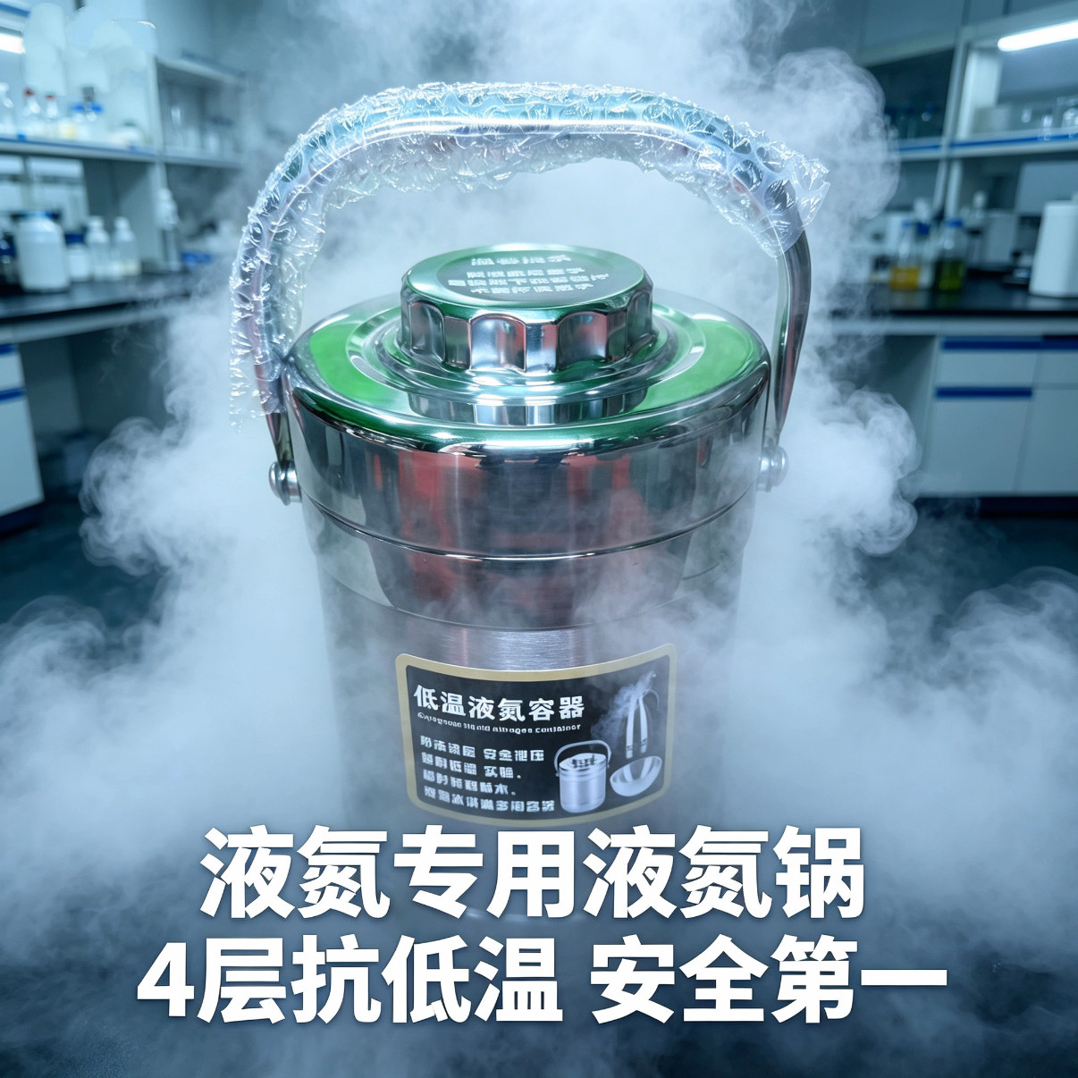 实验室专用液氮提桶液氮转运盆
