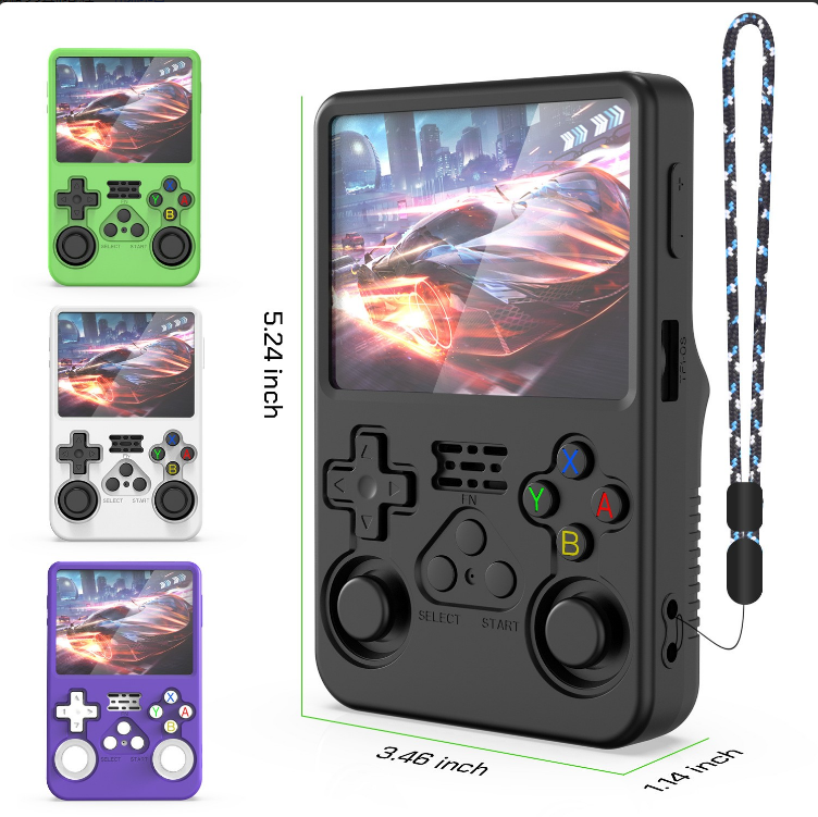 适用R36S掌机收纳保护套开源街机R36XX硅胶保护套家用游戏机