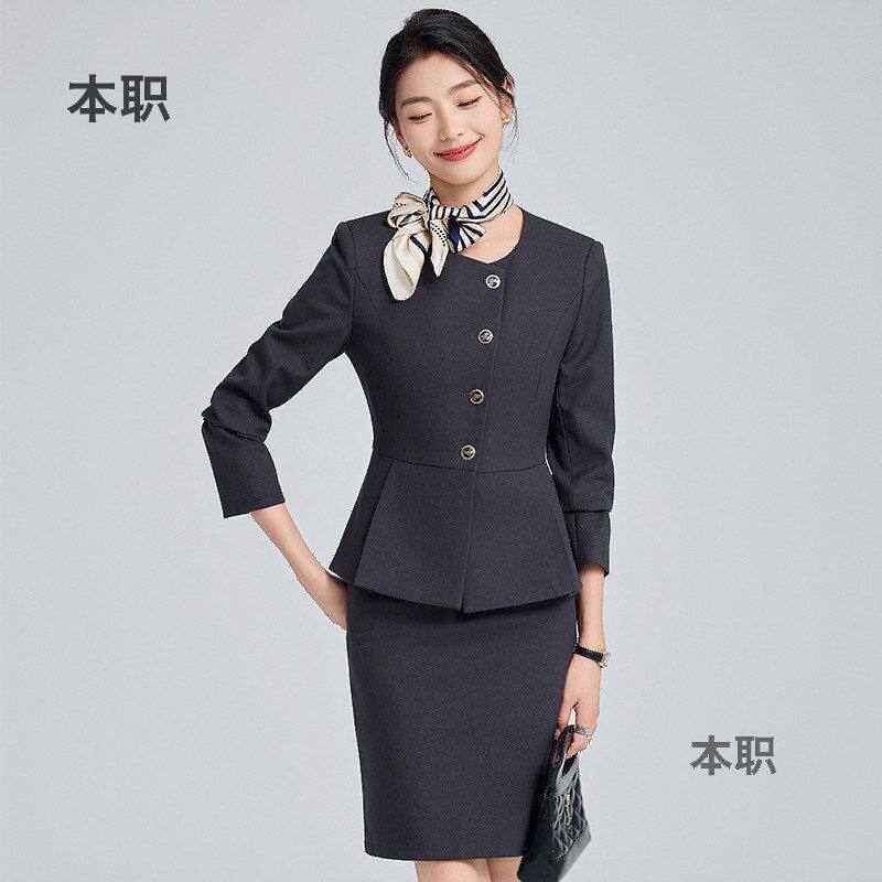 【珠宝店工作服】职业女套装高级感商务正装长袖西装女装工作服