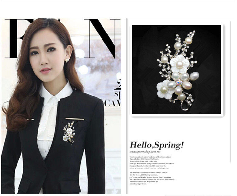 Broche femme en Nacre - Ref 1177848 Image 5