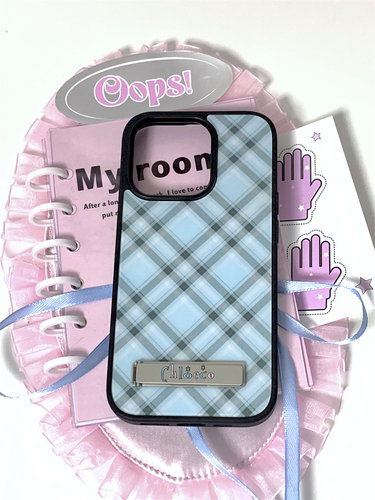 花椰子苹果黑边软壳简约ins风