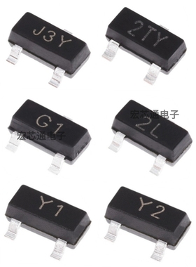 S8050/SS8550 J3Y 2TY G1 S9012/TL431/MMBT5551/3904 贴片三极管