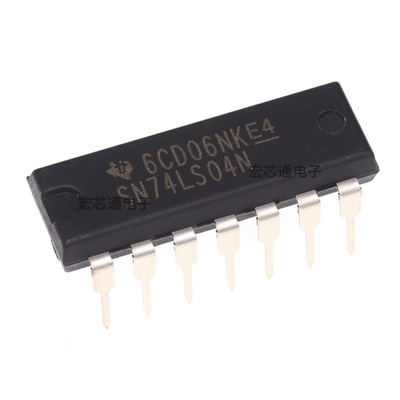 SN74LS04N六路反向器芯片