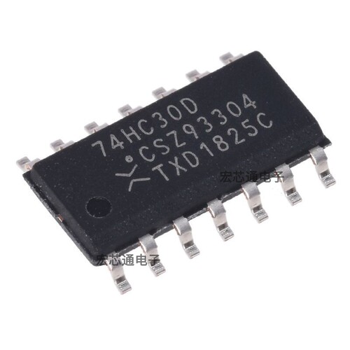 74HC30D单路8输入与非门IC