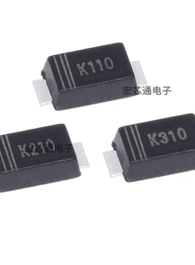 DSK110 DSK210 DSK310 DS110W 100V 贴片肖特基二极管 SOD-123FL