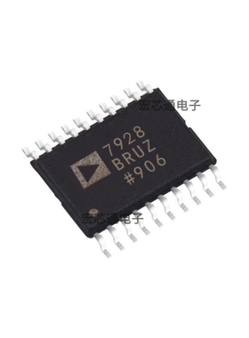 原装正品 AD7928BRUZ-REEL7 贴片TSSOP20 8通道12位模数转换器ADC