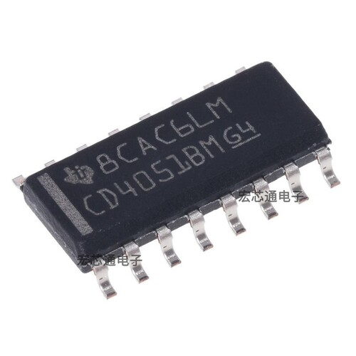 CD4051BM8通道模拟多路复用器