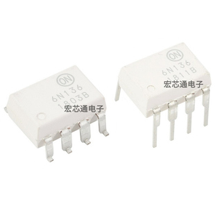 原装正品 6N136M 6N136SDM 直插DIP-8 贴片SOP-8 光电耦合器6N136