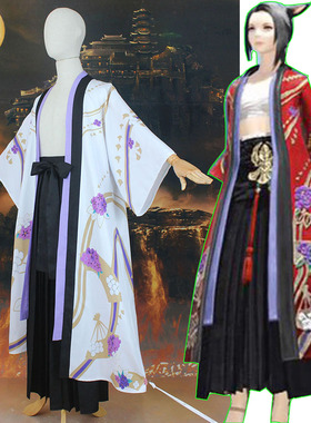 温泉漫漫一最终风雅套男女装cosplay羽织幻想FF14印花定做不退