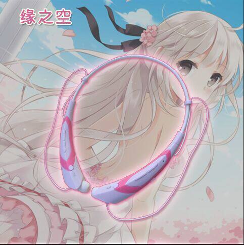 缘之空穹妹周边动漫运动学生通用型头戴式耳塞入耳式无线蓝牙耳机