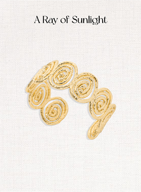 A Ray of Sunlight25秋冬埃及系列循环手镯手工肌理夸张欧美小众