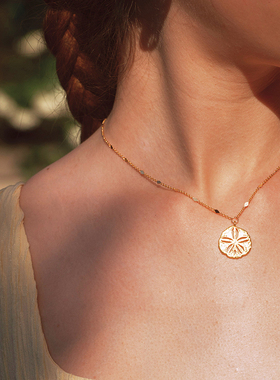 A Ray of Sunlight 25自由岛屿系列金币吊坠项链手链耳钉法式度假