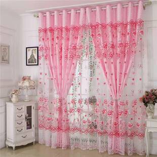 韩式田园风窗帘成品定制遮光布料纱料客厅卧室阳台隔断帘新款特价