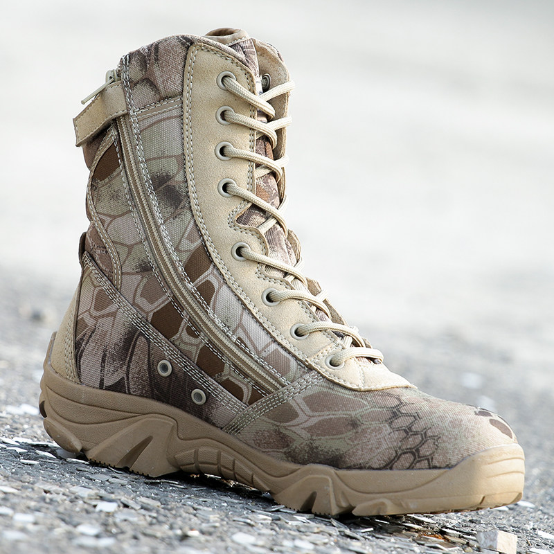 Bottes militaires pour homme - porter - Ref 1402151 Image 3