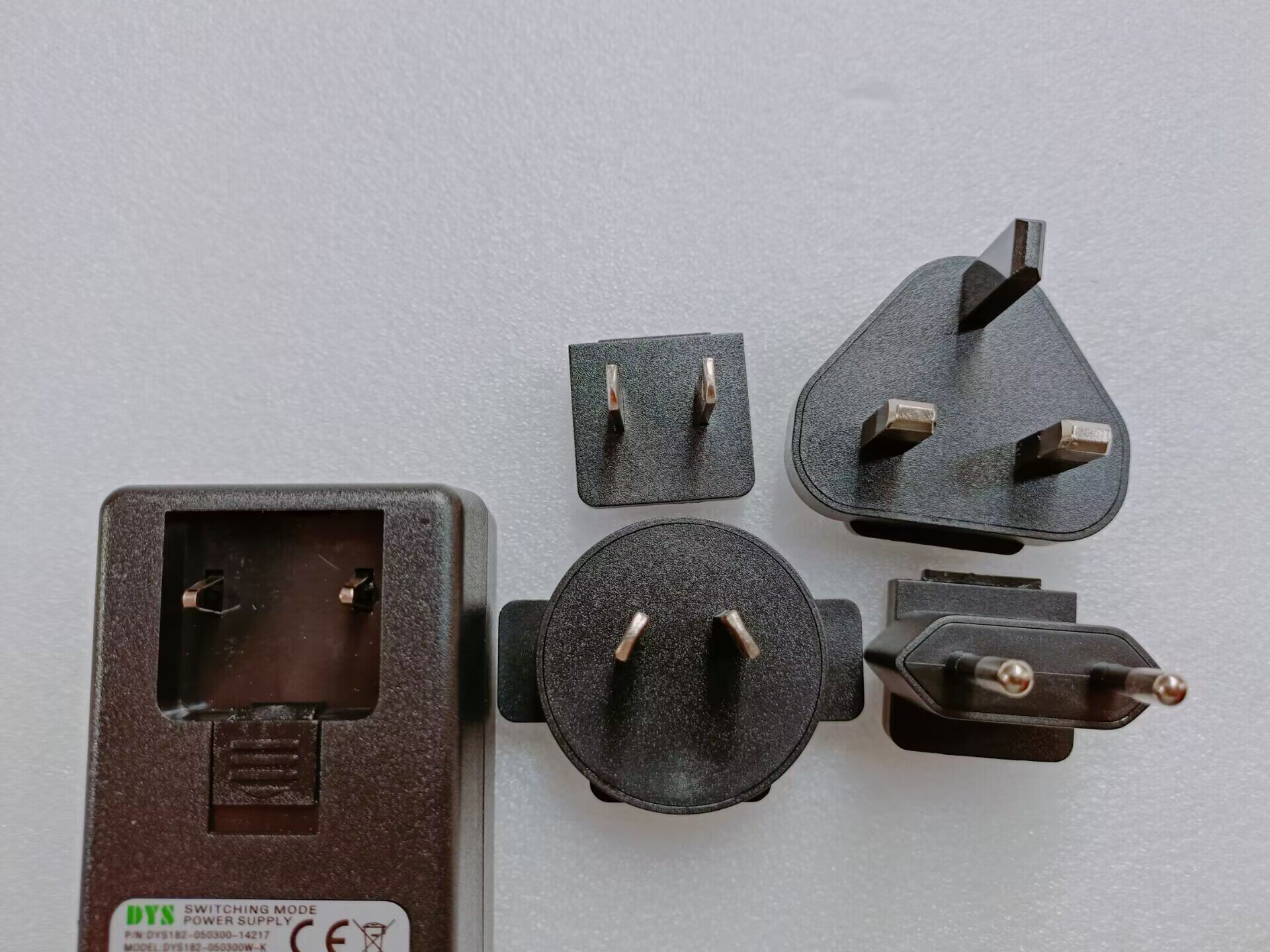 dys东颂电源适配器可换插脚 可卸插头美规 国标 英规 欧规 澳规