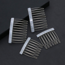 发梳7齿10齿新娘盘发刘海插梳手工DIY饰品配件简约头饰品金属发梳