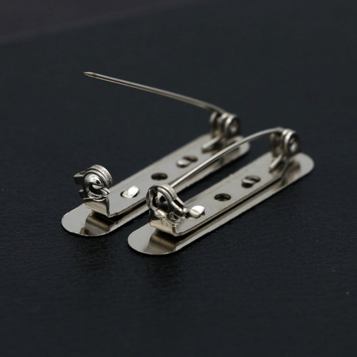 合金属3.9CM胸针托材料包胸针扣毛衣扣diy制作发饰品发扣发夹配件