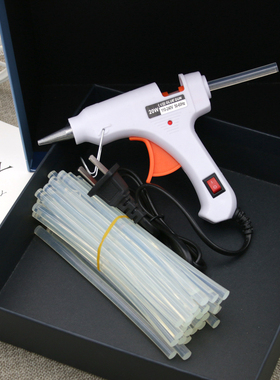 热熔胶枪20W小号热熔胶棒套装家用手工制作头饰儿童DI Y打胶枪7mm