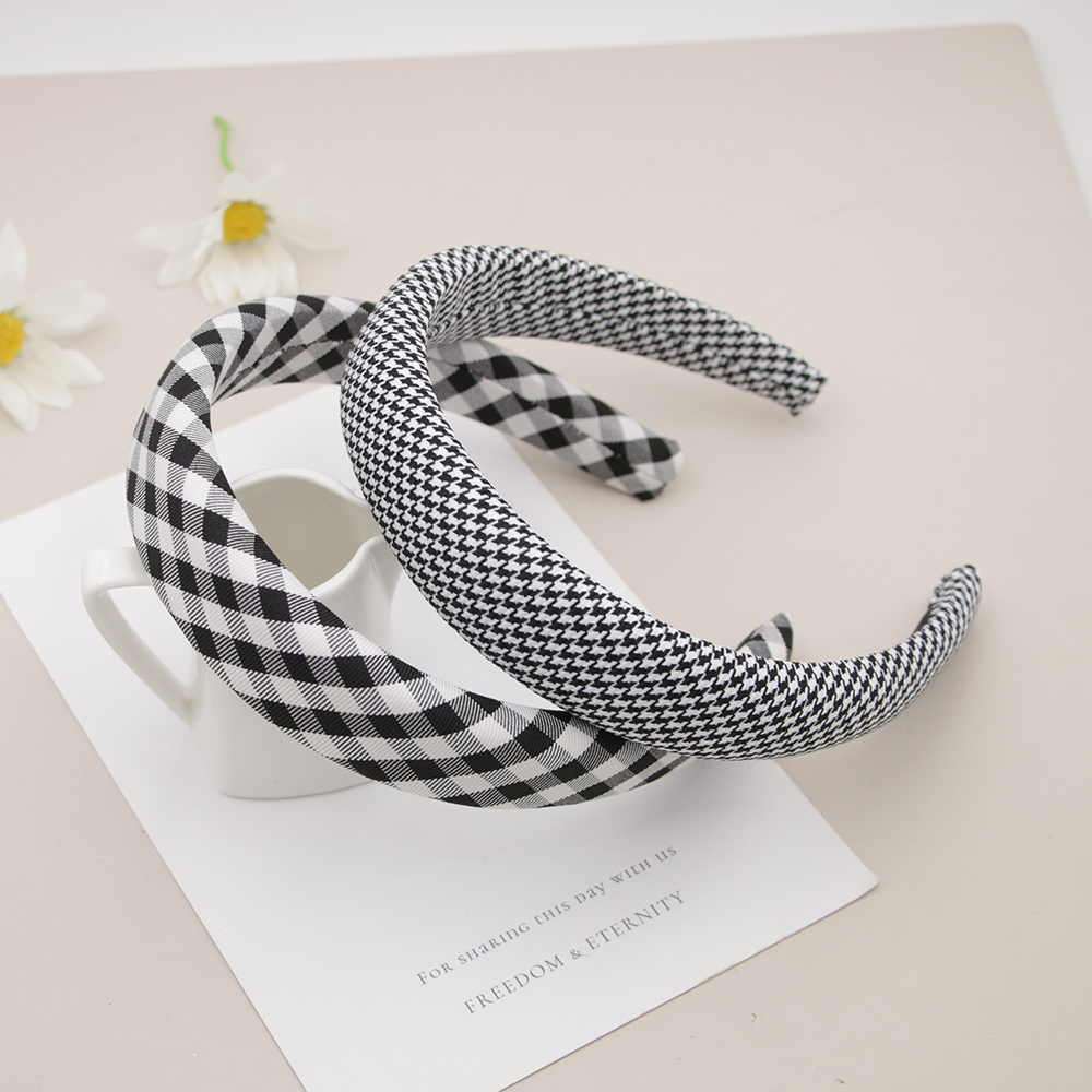 发箍女3厘米高颅顶海绵手工头箍