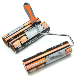 伊司达可撕粘毛器黏毛滚筒除尘器粘尘纸可撕式衣服除尘粘毛滚刷