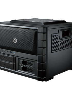 酷冷至尊卧式机箱HAF XB EVO 支持大板 大电源 模块化DIY电脑机箱