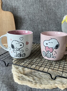 内壁少女心可爱史努比卡通陶瓷