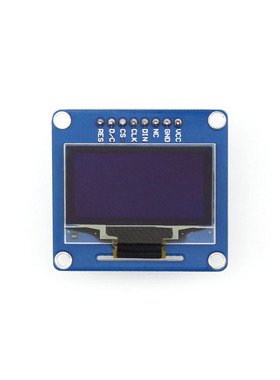 树莓派4B SH1106 1.3寸 OLED屏/模块 显示屏 12864 蓝色 直排针