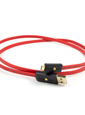 线世界星光安卓MicroB解码数据线Wireworld镀银Starlight8线USB线