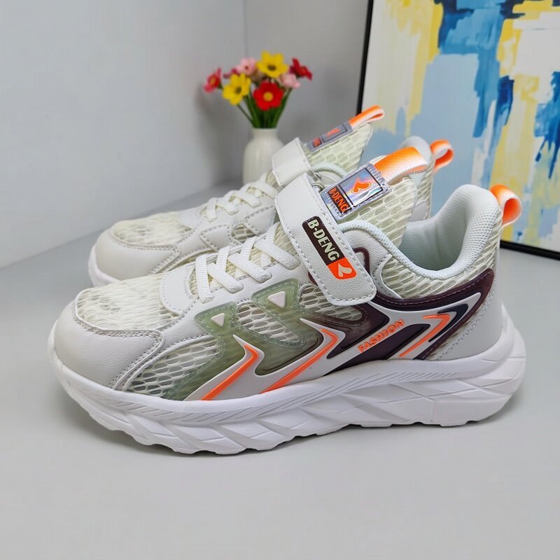 男孩童鞋夏季新品男童单网运动鞋超轻透气防滑韩版休闲鞋大童跑鞋