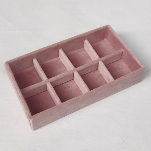 家用多功能抽屉分隔绒布格盘盒子