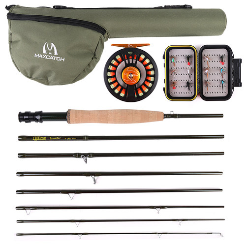 旅行568号8节组合带飞钓竿麦凯诗