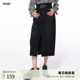 a字高腰百搭开叉半身裙包臀裙 曼诺比菲春夏季 商场同款