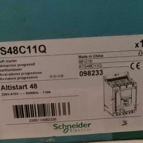 议价ATS48C11Q 软启动器 55kw 工业工控设備议价维修