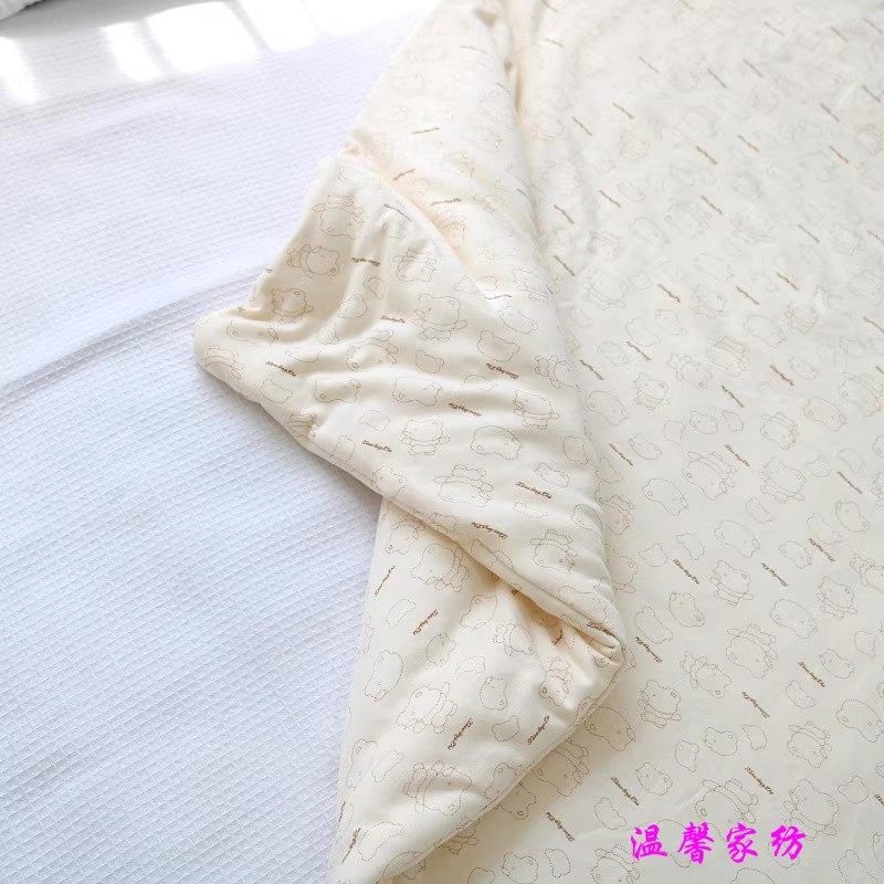 软乎乎 秋冬厚 纯棉针织彩棉 婴儿童 秋冬被100*120/120*150,床上用品,化纤被,淘宝优惠券,粉丝福利购,淘宝优惠卷