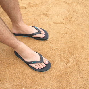 户外出穿海滩沙滩夹脚凉拖 人字拖鞋 夏季 越南越顺橡胶防滑软底男士