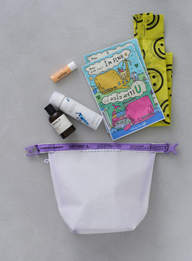 alephants透视包旅行防水收纳包便携户外分装整理袋编织布防水袋