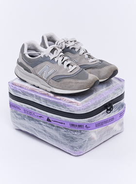 AS透明收纳袋旅行便携鞋袋出差衣服分装洗漱包防水防尘球鞋收纳包