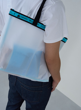 AS透视包竖包单肩包防水托特包通勤便携购物袋旅行户外运动手提包