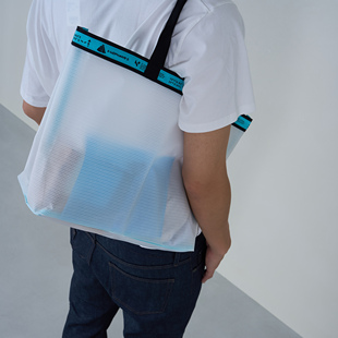 AS透视包竖包单肩包防水托特包通勤便携购物袋旅行户外运动手提包