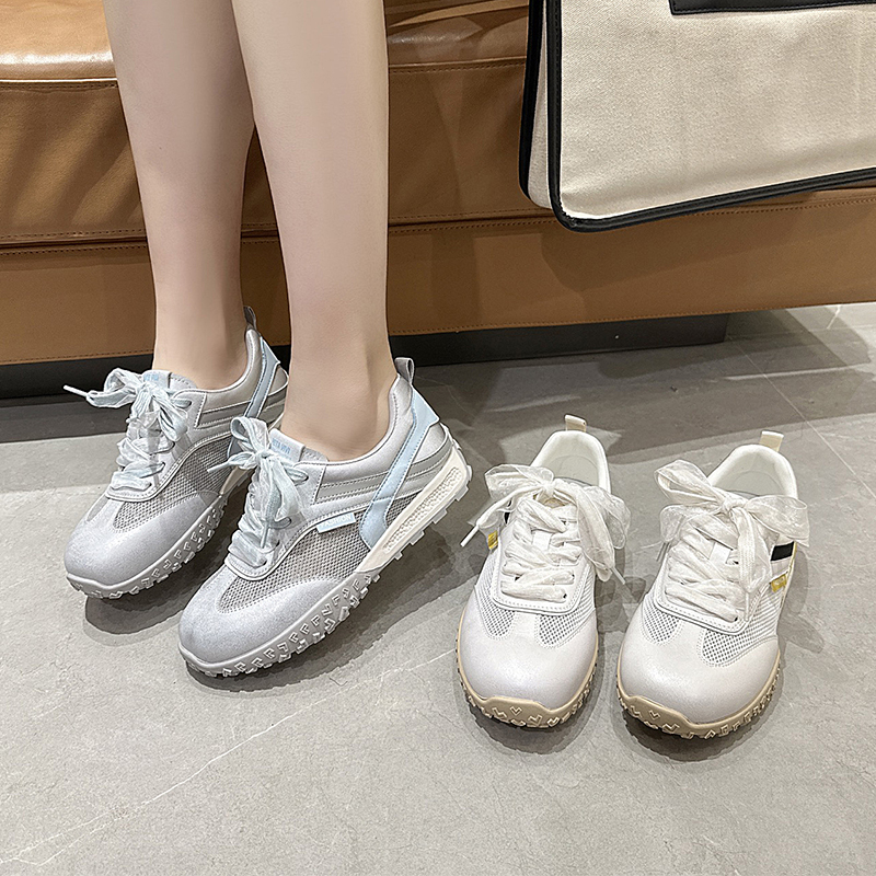 爱足雅大码女鞋舒适百搭透气网鞋