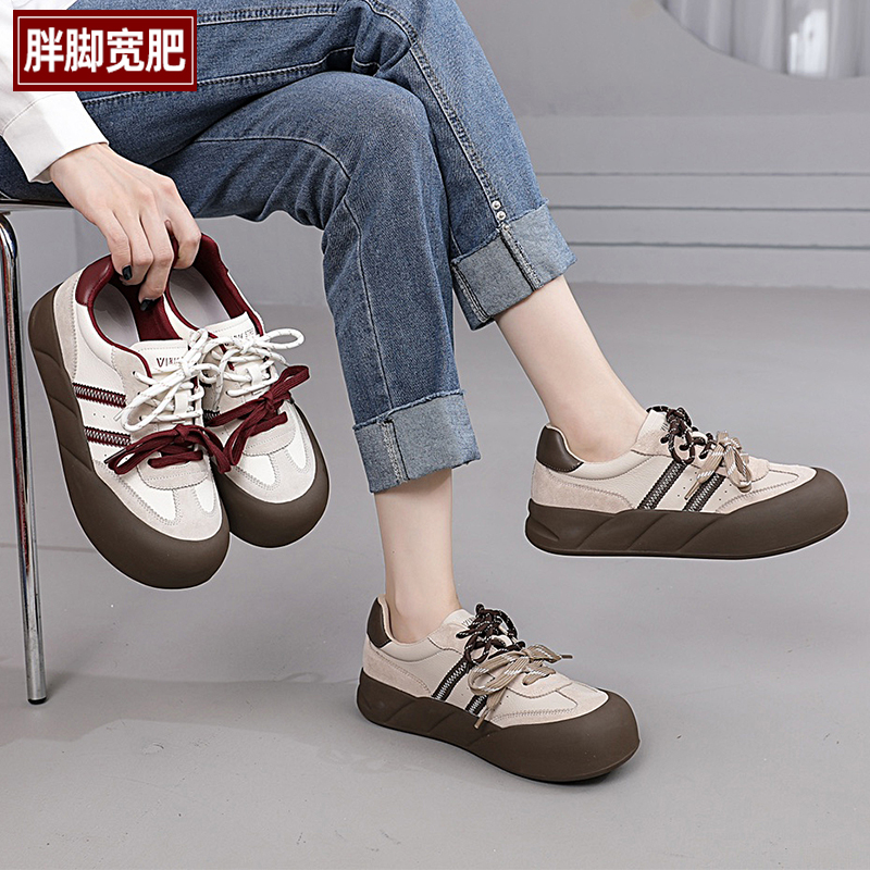 爱足雅大码女鞋显脚小百搭休闲鞋