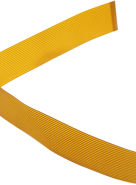 FPC排线1.0焊接连接线黄色扁平线 14/16/18/20/22/24/26/28/30p芯