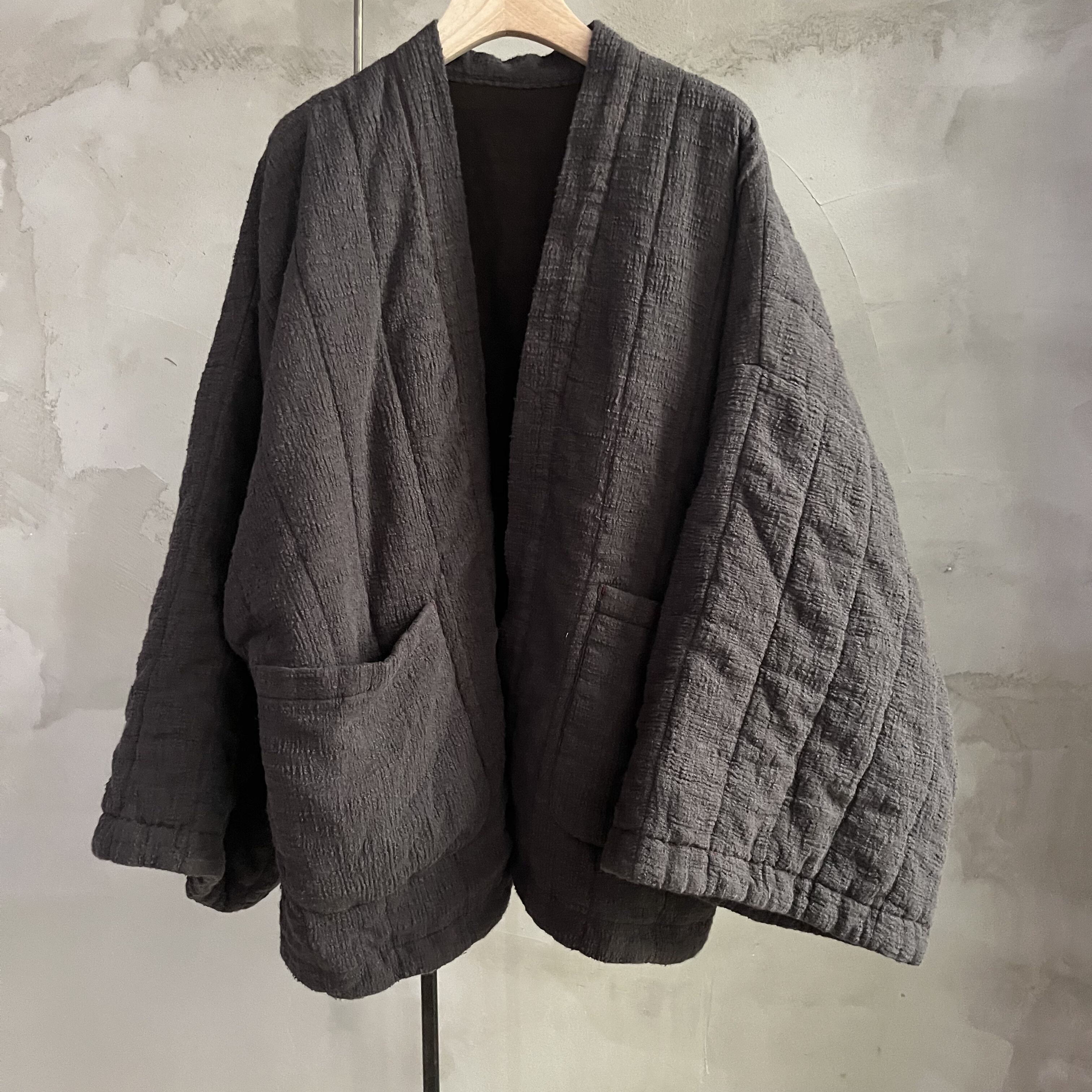 沉香布衣草堂 肌理麻棉服外套 短衣 自制 2025冬C25w11284