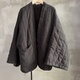沉香布衣草堂 2025冬C25w11284 自制 肌理亚麻棉服外套 短衣